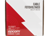 Cable Fotovoltaico Rojo / Cobre Estañado / 6 mm² (10 AWG) / 2000V / Rollo 50m / UL 4703 y TUV