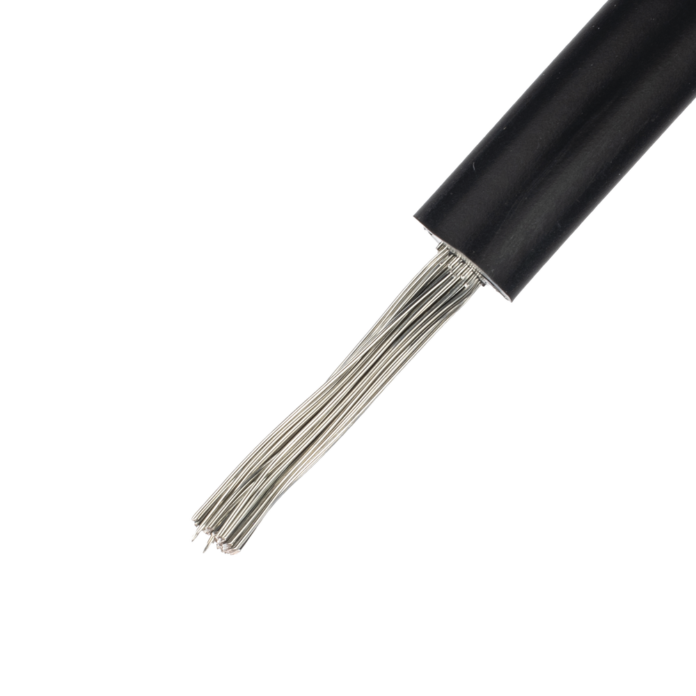 Cable Fotovoltaico Negro / Cobre Estañado / 4 mm² (12 AWG) / 2000V / Rollo de 25 m / / UL 4703 y TUV - Image 5