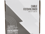 Cable Fotovoltaico Negro / Cobre Estañado / 4 mm² (12 AWG) / 2000V / Rollo de 25 m / / UL 4703 y TUV
