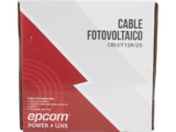 Cable Fotovoltaico Rojo/ Cobre Estañado / 4 mm² (12 AWG) / 2000V / Rollo de 25 m / / UL 4703 y TUV