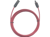 Cable Fotovoltaico / 1 metro / Color Rojo / Calibre 10 AWG / Terminal MC4-Macho y Hembra en  ambos extremos