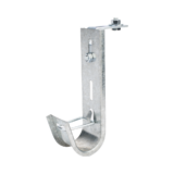 Soporte (Gancho) tipo J-Hook, hasta 10 cables Cat6, ideal para soportar cableado en los espacios de manipulación al aire, Para instalación en interior