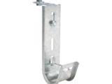Soporte (Gancho) tipo J-Hook, hasta 10 cables Cat6, ideal para soportar cableado en los espacios de manipulación al aire, Para instalación en interior