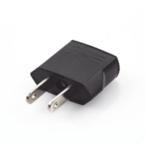 Adaptador de enchufe europea a americano, Calidad PREMIUM @ 6 A ; 110 – 250 Vca