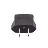 Adaptador de enchufe europea a americano, Calidad PREMIUM @ 6 A ; 110 - 250 Vca