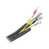 Tubo Corrugado Abierto para Protección de Cables, 1in (25.4 mm) de Diámetro, 30.5 m de Largo, Color Negro
