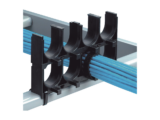Espaciador de Cables de Nylon 6.6, Con 1 Espacio de 1.25 in (31.8 mm) de Diámetro, Color Negro, 1 Pieza