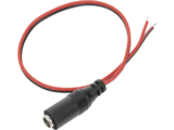 Cable con Conector Hembra, Alimentación para Vcc con Puntas Libres.