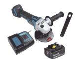Mini esmeril Inalámbrico de 4-1/2 " 8.500 rpm, Incluye 1 bat. li-ion 18v/5.0 a.h y Cargador