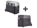 Kit de Estación de Energía Portátil 3600Wh + Batería Externa 3600Wh (7200Wh)