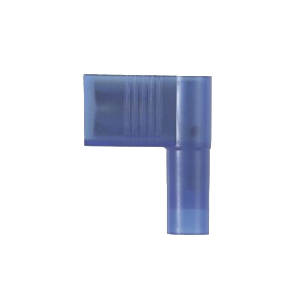 Terminal de Desconexión Hembra Pan-Term™ a 90º, Color Azul, Nylon, para cable 14-16 AWG, 0.250 x 0.032 " (6.3 x 0.8mm) - Image 2