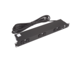 PDU Básico de Montaje en Rack, Con 6 Salidas Frontales NEMA 5-15R,  Enchufe de Entrada NEMA 5-15P, de 19in, 1UR, 15 Amp, 120 Vca