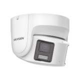 [PROTECCIÓN ACTIVA] Turret IP Panorámica 8 Megapíxel / 2 Lentes 4 mm (180°) / Imagen a Color 24/7 (ColorVu) / PoE / WDR 130° / IP67 / ACUSENSE / Luz Estroboscópica y Alarma Audible / 30 mts Luz Blanca / Micro SD