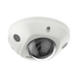 Mini Domo IP 4 Megapixel / Lente 2.8 mm / 30mts IR EXIR / Micrófono Integrado / Exterior IP67 / IK08 / PoE / DARKFIGHTER / Alarmas y Audio I/O / ONVIF / Micro SD / 4 Analíticos: AcuSense, Deteccion Facial, Conteo de Personas por Cruce y Zona