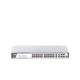 Switch Gigabit PoE+ / Administrable / 24 Puertos 1000 Mbps PoE+ / 4 Puertos 1000 Mbps + 4 Puertos SFP de Uplink / 370 Watts / Soporta IGMP