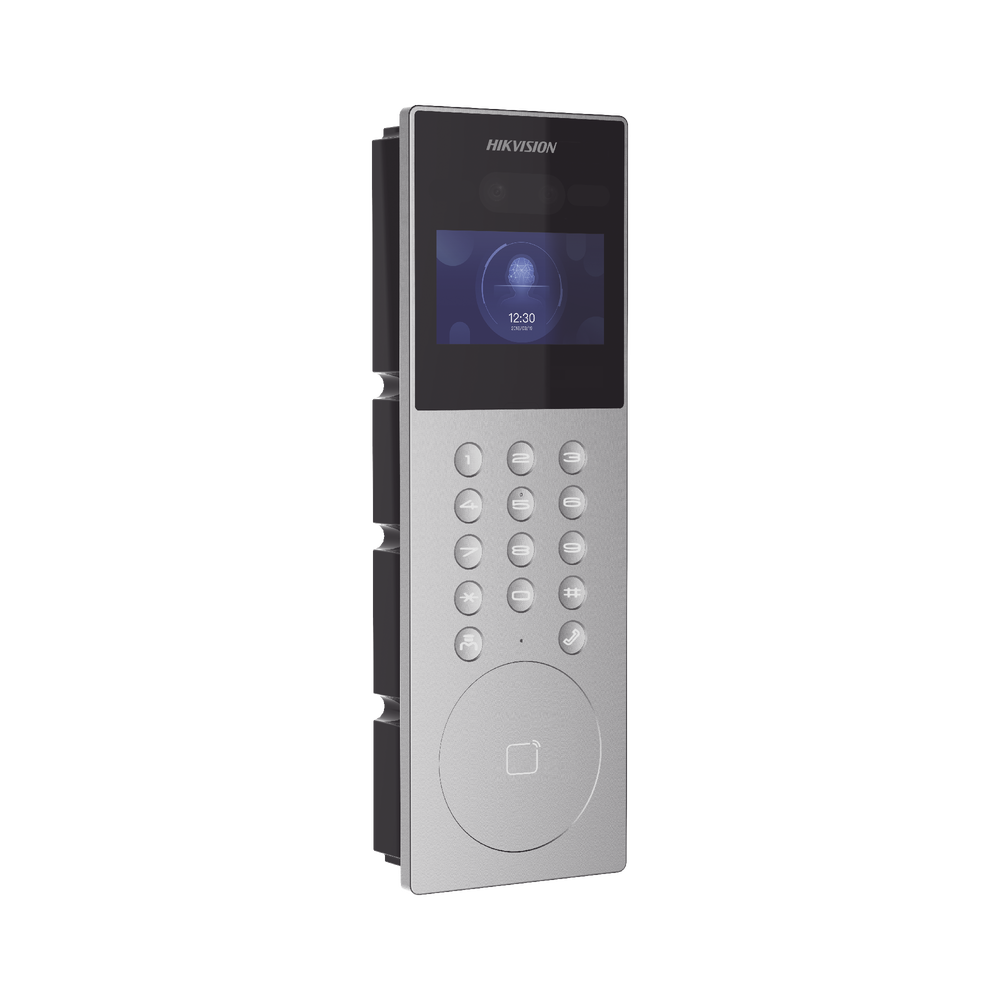 Videoportero IP Multiapartamento con Reconocimiento Facial / Llamada a App HikConnect (requiere monitor) / Protección IP65 / Apertura por Rostro, Tarjeta o App - Image 2