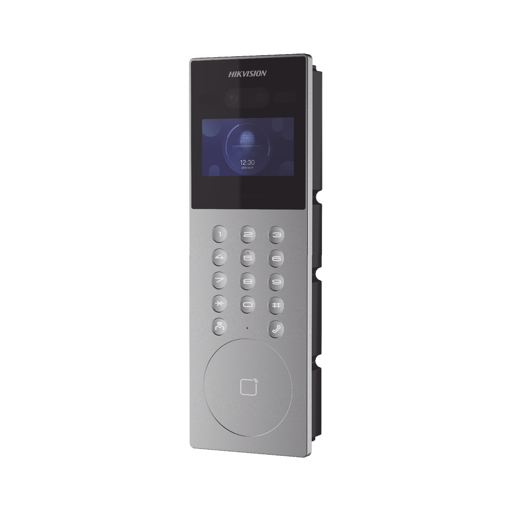 Videoportero IP Multiapartamento con Reconocimiento Facial / Llamada a App HikConnect (requiere monitor) / Protección IP65 / Apertura por Rostro, Tarjeta o App - Image 3