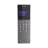 Videoportero IP Multiapartamento con Reconocimiento Facial / Llamada a App HikConnect (requiere monitor) / Protección IP65 / Apertura por Rostro, Tarjeta o App