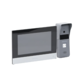 Kit de Videoportero Analógico de Metal / IP a 4 Hilos con Función de Llamada a App Hik-Connect / Monitor se Conecta a Internet por Cable o WiFi y por 4 Hilos al Frente de Calle  IP65 / Expandible a Mas Equipos