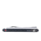 Protector Contra Sobretensiones de 120 VCA, 15 A, 12 Salidas, Montaje en Rack 1U, Servidores Montados en Rack, Sistemas de Voz, Controladores, Equipos de Video Vigilancia