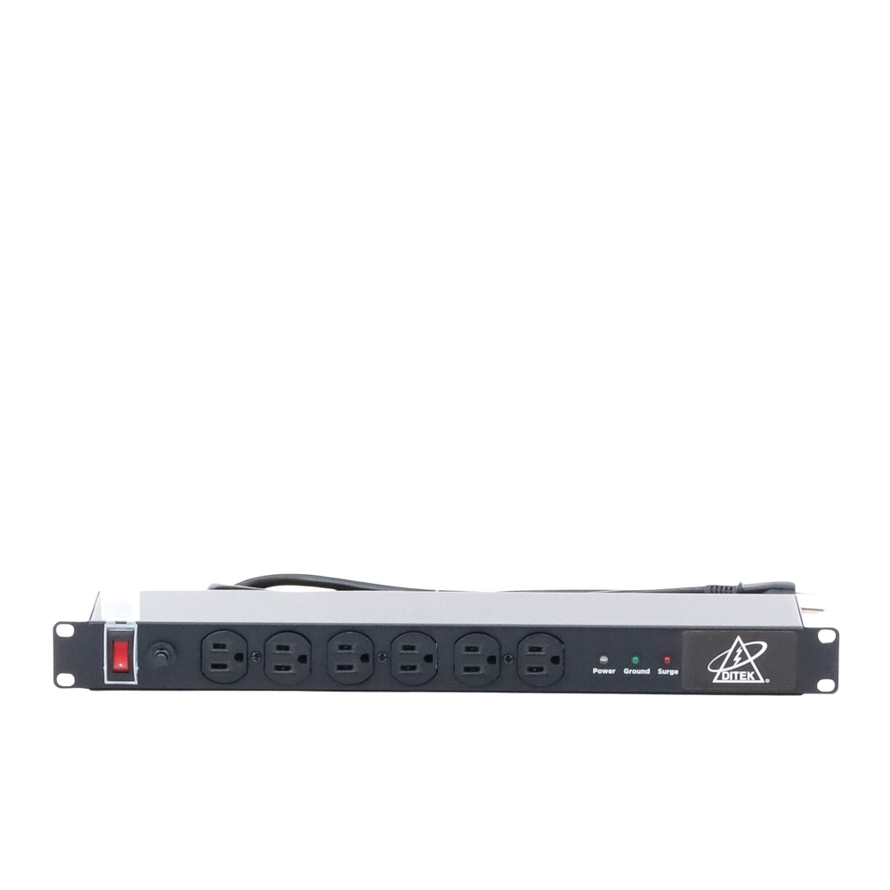 Protector Contra Sobretensiones de 120 VCA, 15 A, 12 Salidas, Montaje en Rack 1U, Servidores Montados en Rack, Sistemas de Voz, Controladores, Equipos de Video Vigilancia - Image 2