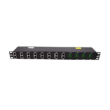 Gabinete de 24 Canales para Montaje en Rack, Compatible con el Módulo de protección DTK-NETMS
