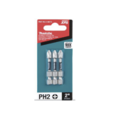 Punta Reforzada de 2″ Phillips #2 Impact XPS®, Paquete con 3 piezas