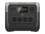 EcoFlow River 2 Pro | Estación de Energía Portátil 768Wh Litio LFP / 4 AC 800W (Max. 1600W) / 1 USB-C 100W / 3 USB -A 12W / Cargador de Coche 10A, 126W Max. / Conectividad WiFi y Bluetooth (App) / Carga Solar 220W Max.