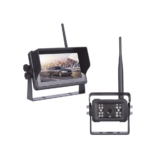 Sistema Profesional Inalámbrico de Cámara de Reversa Infrarroja y Monitor Touch de 7" para Vehículos de Trabajo y Montacargas