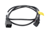 Cable de Alimentación Eléctrica Con Bloqueo de Seguridad, de IEC C19 a IEC C20, 1.8 Metros de Largo, Color Negro, 1 Pieza