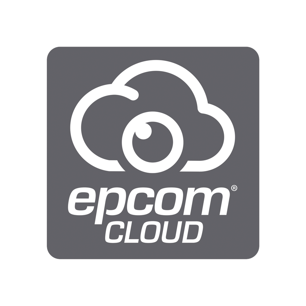 Suscripción Anual Epcom Cloud / Grabación en la nube para 1 canal de video a 2MP con 40 días de retención / Grabación continua