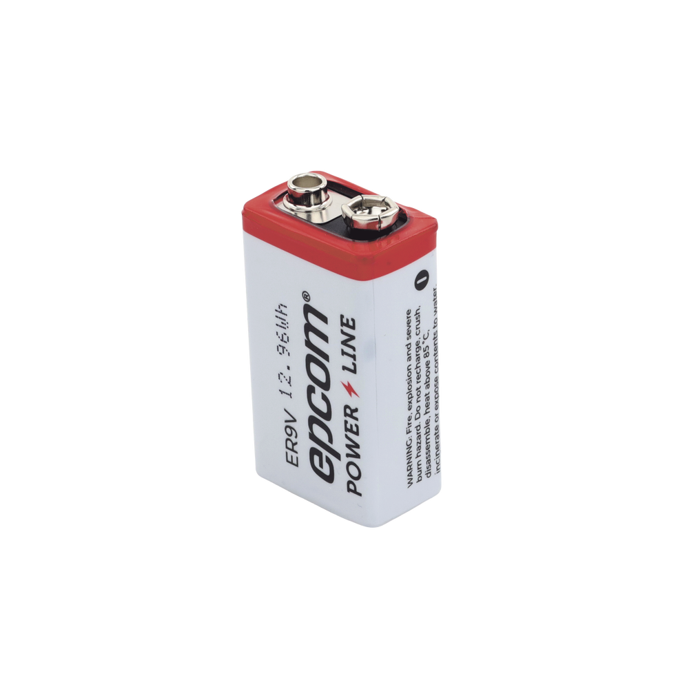 Pila 9V @ 1200 mAh / Alta Capacidad ( No recargable )