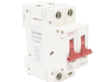 Protección Térmica/ Interruptor 2P, 20 A,  Corriente Directa  800 Vcc para Aplicación Fotovoltaica Montaje Riel DIN