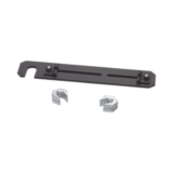 Soporte de Montaje a Techo, para Canaletas FiberRunner 4X4 o 6x4, Uso con Varilla Roscada de 5/8", Color Negro