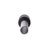 Ferrule Aislado PAN-TERM para Cable 16 AWG, Largo 16.5mm, DIN Color Negro. Paquete 500 Piezas