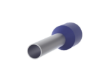 Ferrule Aislado PAN-TERM para Cable 14 AWG, Largo 12mm, DIN Color Azul. Paquete 500 Piezas
