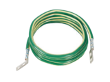 Jumper para Aterrizar Equipos, 6 AWG, con Terminal Doblada a 45 Grados (LCC6-14JAWH-L) Para Conexión a Tierra y Terminal Recta (LCC6 - 14JAW-L) Para Equipos , 2.4 m de Largo