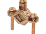Abrazadera de Bronce para Tierra Física para Conductor 2 AWG, 1 Pieza
