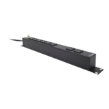 Multicontacto Horizontal (PDU) de 8 Contactos (NEMA 5-15R) Rack 19″ 1UR. Voltaje Entrada/Salida: 120Vca/15A