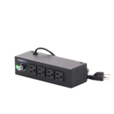 Tomacorriente de 4 Contactos (NEMA 5-15R) Voltaje Entrada/Salida: 120Vca/10A Max. Opción de Instalación en Escritorio o Pared