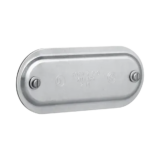 Tapa de Aluminio con Empaque para Caja Condulet de 2".