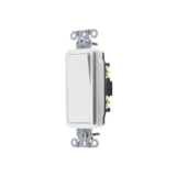 Interruptor Decorador de 20 A 120-277 V CA/ Unipolar / Cableado Lateral y Posterior / Color Blanco.