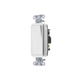 Interruptor Decorador de 15 A 120-277 V CA/ 3 Vías / Cableado Lateral y Posterior / Color Blanco.