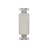 Interruptor Decorador de 20 A 120-277 V CA/ 3 Vías/ Cableado Lateral y Posterior / Color Blanco.
