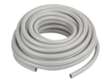 Manguera hermética tipo PolyTuff no metálica gris de 3/4", 100 pies. Uso comercial/industrial.
