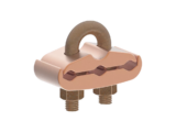 Conector Mecánico para 3 Cables para Calibre 2/0 AWG - 250 KCMIL a Tubería de 3/8"  o  Varilla 5/8" - 3/4".