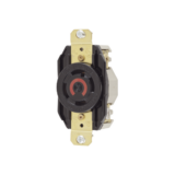 Receptáculo con Bloqueo de Media Vuelta Industrial 30 a 125/250 V CA / 3 Polos 4 Hilos / Nema L14-30R.