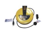 Carrete de Cable comercial (16/3 rudo), para 125 V CA, 10 A, 7.6 m de longitud con conector HBL5969VBLK.
