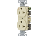 Contacto Dúplex Conexión a Tierra Aislada/ 20 A 125 V/ 2 polos 3 Hilos/ Color Marfil/ Nema 5- 20R/ Grado Comercial.