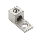 Terminal Universal de Aluminio/ 1 Orificio para Calibre 14- 6 AWG / Perno de 1/4" / AL-CU Estañado.